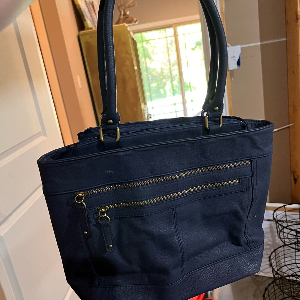 Merona Blue Tote Bag